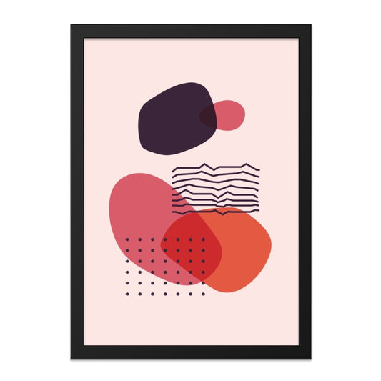 Abstract Shapes Wall Art, Modern Art Print, Contemporary Wall Decor, Geometric Art Print, Minimalist Art, Home Decor - Tawshia