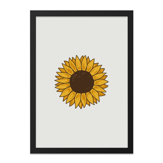 Sunflower Wall Art, Floral Print, Modern Art, Botanical Decor, Minimalist Home Decor, Farmhouse Wall Decor, Flower Art, Sunflower Painting - Tawshia