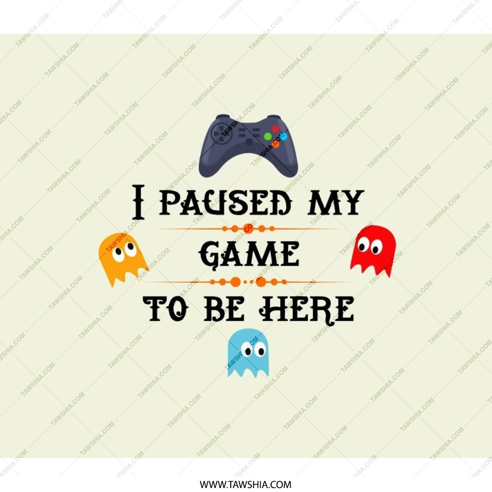 I Paused My Game BackPack, Gamer BackPack, Funny Game BackPack, Gaming Accessory, Gift For Gamer, Gift For Him, Gift For Her BackPack - Tawshia