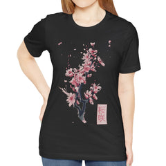 Cherry Blossom Art with Kanji Symbol T-shirt product