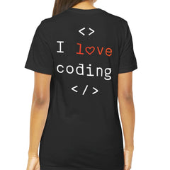 I Love Coding Graphic Tee for Tech Enthusiast product type