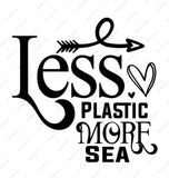 Less Plastic More Sea Mug, Ocean Lover Mug, Environmental Gift, Eco Friendly Gift, Save the Ocean Mug, Ocean Conservation, Gift For Her - Tawshia