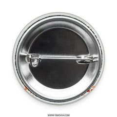 Watercolor House Pinback Button, Country Home Button, Autumn Landscape Button, Rustic House Pin, Cozy Home Art, Farmhouse Chic Badge - Tawshia