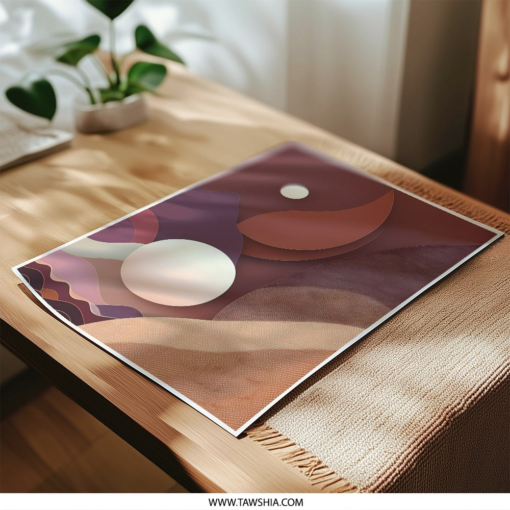 Abstract Photographic Print, Modern Wall Art, Minimalist Decor, Circle and Curve Art, Contemporary Art Print, Home Decor Photo - Tawshia