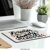 Friends Family Mouse Pad, Inspirational Quote Desk Decor, Best Friend Gift, Friendship Mousepad, Office Accessories, Computer Mat - Tawshia