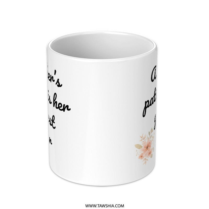 Mother's Patience Mug, Floral Mug, Gift for Mom, Mom's Greatest Power, Mother's Day Gift, Coffee Mug, Tea Cup, Mom Coffee Cup - Tawshia