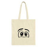 Cartoon Eyes Tote Bag, Funny Expression Shopping Bag, Quirky Tote, Cute Eye Design, Aesthetic Tote, Everyday Bag, Gift Idea Tote Bag - Tawshia