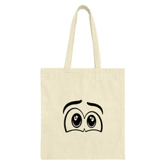 Cartoon Eyes Tote Bag, Funny Expression Shopping Bag, Quirky Tote, Cute Eye Design, Aesthetic Tote, Everyday Bag, Gift Idea Tote Bag - Tawshia