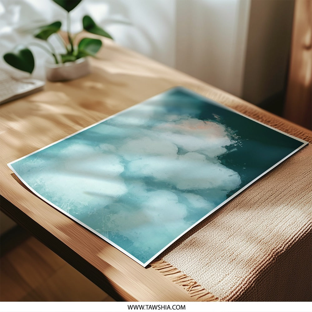Abstract Cloud Photographic Print, Dreamy Art, Wall Decor, Sky Art, Home Decor, Atmospheric Print, Contemporary Art Print, Cloudscape - Tawshia