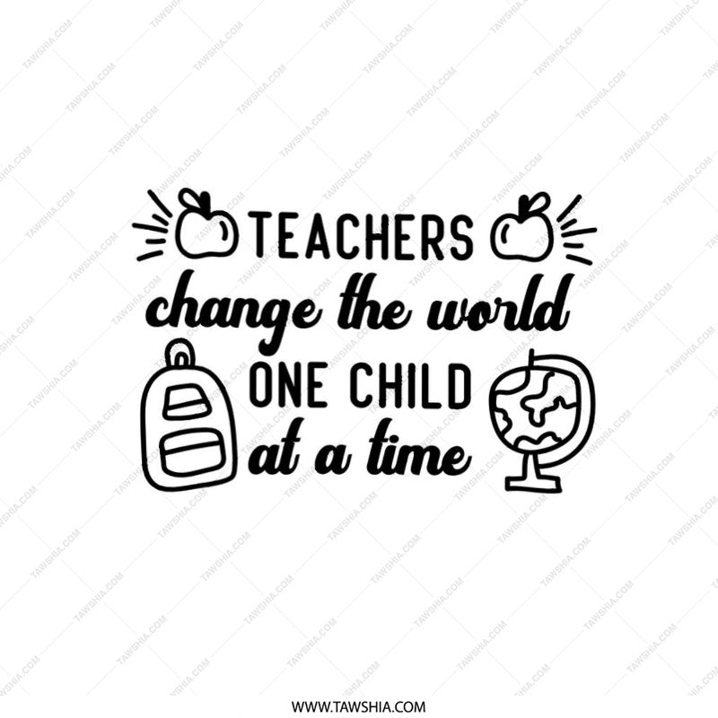 Teacher Appreciation Pillow, Teachers Change The World Pillow, Gift For Teacher, Teaching Pillow, Teacher's Day Decor, Thank You Gift - Tawshia