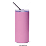 Best Mom Ever Tumbler, Mother's Day Gift, Mom Birthday Present, Pink Tumbler with Straw, Gift for Her, Unique Mom Tumbler - Tawshia