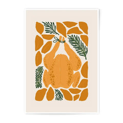 Thanksgiving Turkey Photographic Print, Festive Home Decor, Holiday Feast Art, Kitchen Wall Art, Autumn Decoration, Ready to Cook Bird - Tawshia