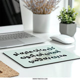 Arabic Quote Mouse Pad, Calligraphy Art, Mother's Day Gift, Unique Desk Accessory, Office Decor, Computer Pad, Trendy Design - Tawshia