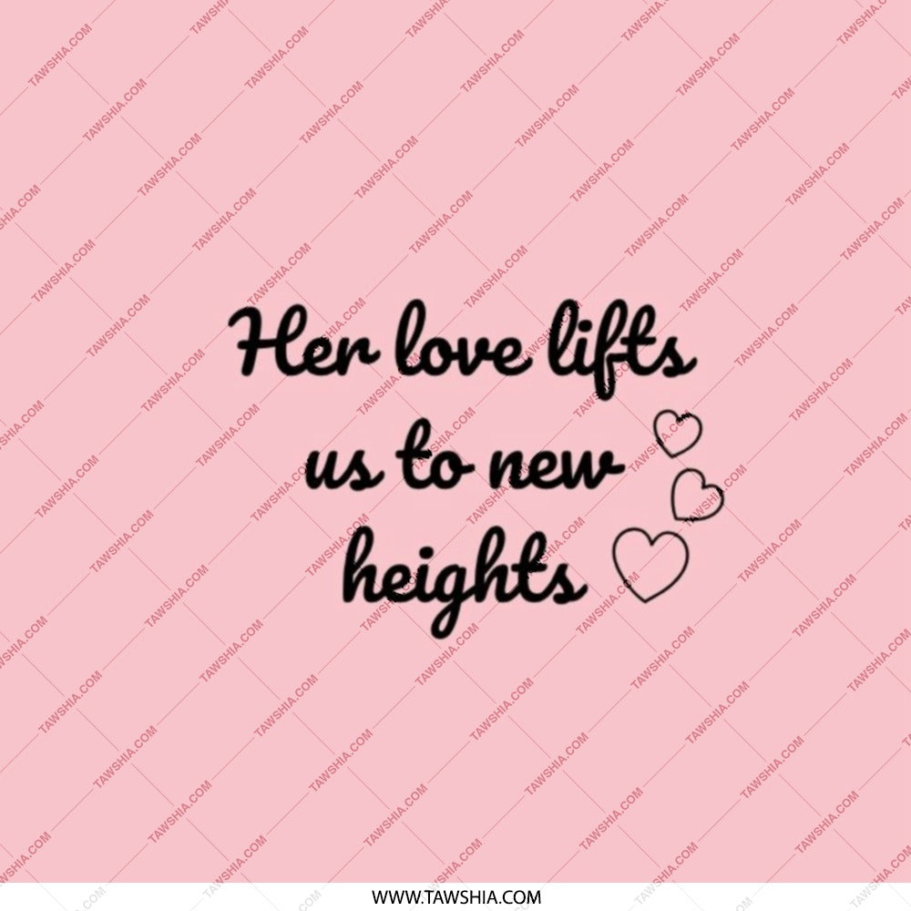 Love Heights Pocket Mirror, Inspirational Quote, Gift for Her, Pink Mirror, Compact Mirror, Purse Mirror, Makeup Mirror - Tawshia