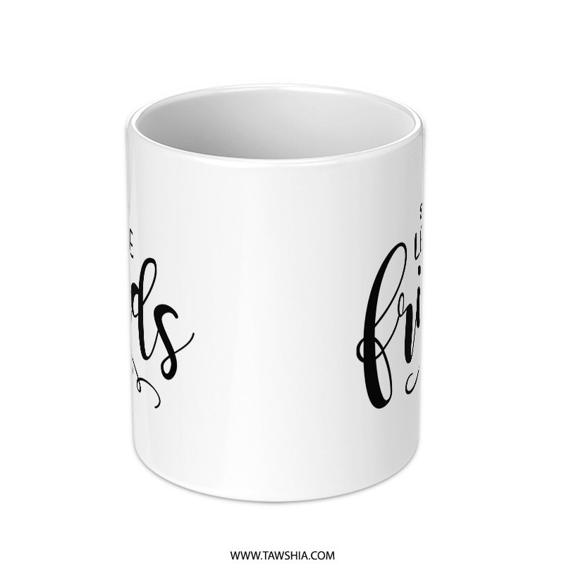 Let's Be Friends Mug, Gift for Friend, Friendship Mug, Best Friend Mug, Sister Mug, Coffee Lover Gift, Funny Mug - Tawshia