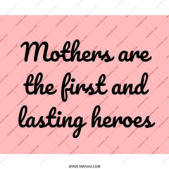 Mothers Day Mouse Pad, Hero Mom, Gift for Mother, Mom Hero Mousepad, Inspirational Quote Desk Decor, Pink Mouse Pad, Office Gift - Tawshia