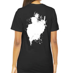 Stylish Black T-Shirt with Unique Art Design product type