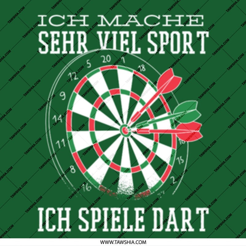 ICH MACHE SEHR VIEL SPORT ICH SPIELE DART product