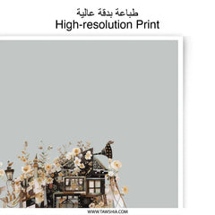 Floral Door Photographic Prints, Fantasy House Art, Whimsical Decor, Unique Home Art, Fine Art Prints - Tawshia