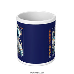 Astronaut Themed More Space Graphic Mug product