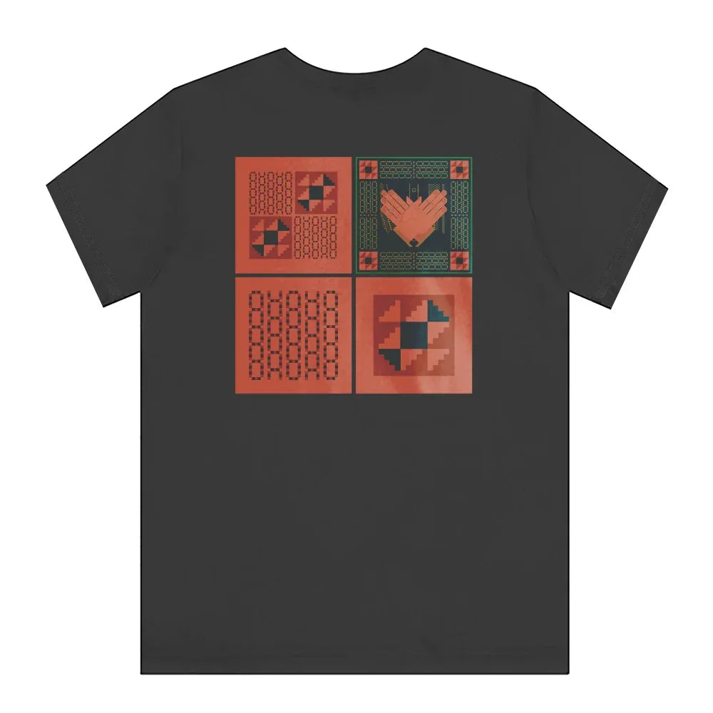 Geometric Pattern Graphic Tee Vintage Style product type