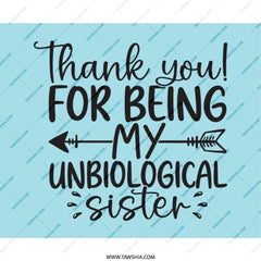 Unbiological Sister Mouse Pad, Sister Gift, Best Friend Mousepad, Friendship Gift, Funny Sister Mousepad, Sister Birthday Gift Idea - Tawshia