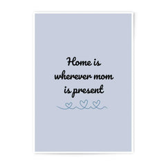 Mom Photographic Prints, Home Quote Art, Mother's Day Gifts, Family Decor, Heart Art Print, Wall Art, Inspirational Quotes - Tawshia