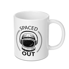 Spaced Out Astronaut Graphic White Coffee Mug product