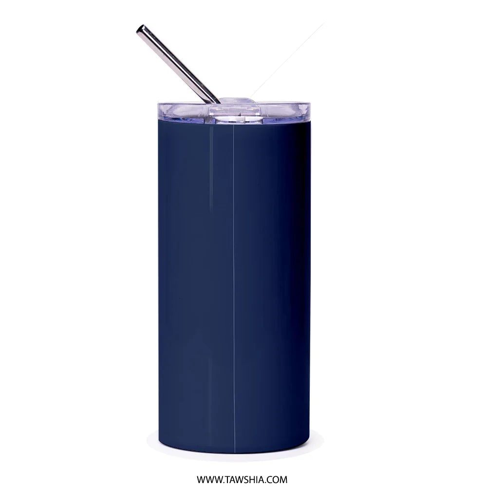Sleek Matte Navy Blue Insulated Travel Tumbler product