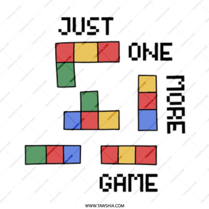 Just One More Game Mug, Retro Gamer Mug, Video Game Mug, Tetris Mug, Gamer Gift, Funny Mug, Pixel Art Mug, Coffee Mug, Tea Mug - Tawshia