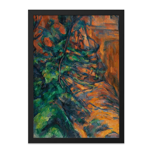Mont Sainte Victoire Wall Art, Paul Cezanne Painting, Landscape Print, Post Impressionism Fine Art, Home Decor, Framed Art - Tawshia