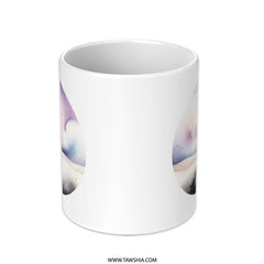 Watercolor Sky Mug, Dreamy Mug, Celestial Mug, Night Sky Mug, Galaxy Mug, Fantasy Mug, Unique Mug, Artistic Gift, Gift for Her, Gift for Him - Tawshia