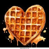 Heart Waffle Pinback Button, Sweet Treat Button, Breakfast Lover Gift, Foodie Pin, Cute Button, Unique Accessories, Pin Button - Tawshia