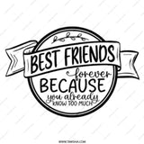 Best Friend Mug, Because You Know Too Much Coffee Cup, Funny Friendship Gift, BFF Mug, Sarcastic Friend Mug, Bestie Gift, Unique Mug - Tawshia
