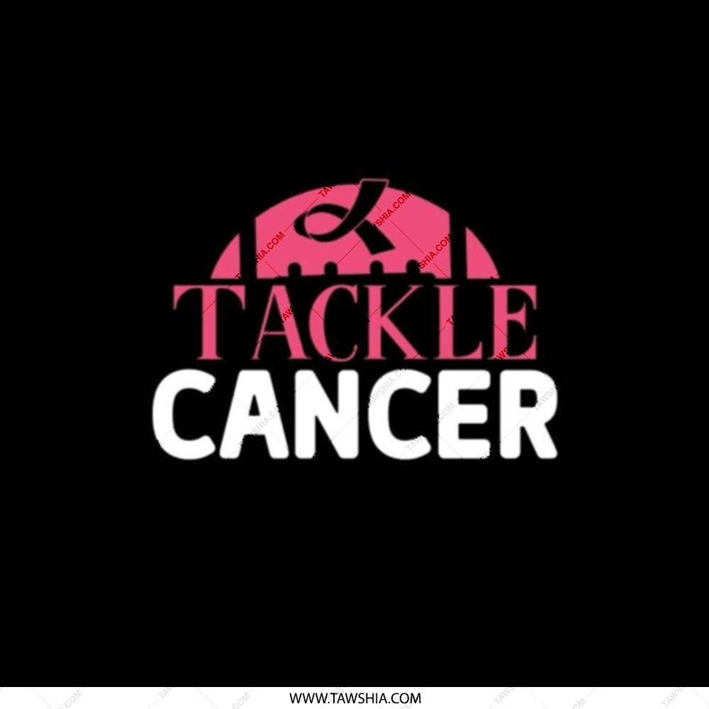 Tackle Cancer Pocket Mirror, Breast Cancer Awareness, Pink Ribbon Support, Gift for Survivor, Portable Makeup Mirror, Cancer Fighter - Tawshia
