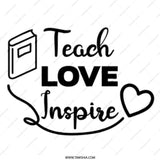 Teacher Mug, Teach Love Inspire Gift, Educator Present, Appreciation Mug, Thank You Teacher, School Mug, Teaching Mug, Unique Mug Gift - Tawshia