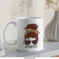 Stylish Mom Life Mug with Trendy Hair Band Product