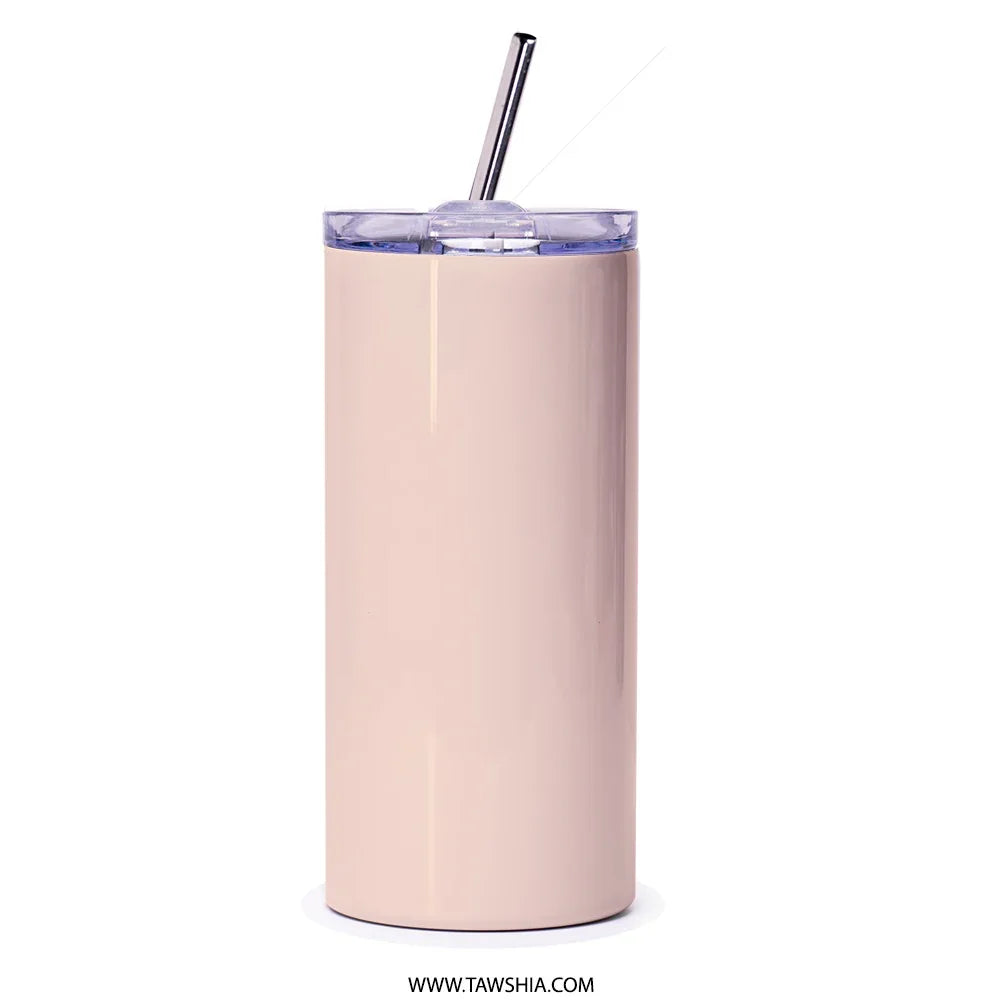 Pink Insulated Travel Tumbler with Straw product type