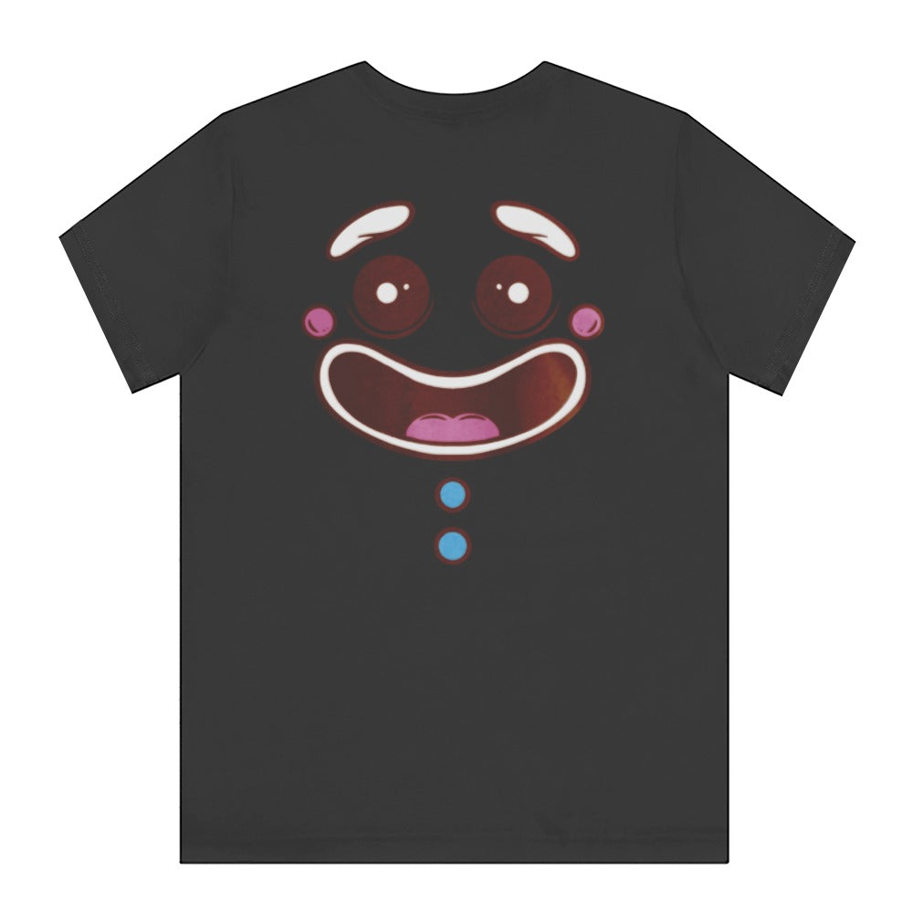 Happy Face with Unique Expression Black Shirt product