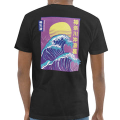 Japanese Wave Art Design Graphic T-Shirt product type