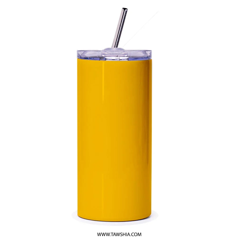 Stylish Vibrant Yellow Tumbler for Everyday Use product