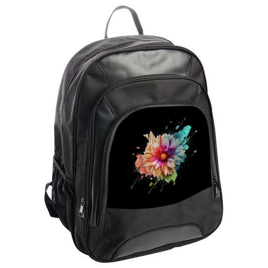 Colorful Floral Backpack, Flower Art Backpack, Trendy Backpack, Back to School Backpack, Unique Backpack, Watercolor Flower Backpack - Tawshia