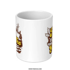 Hot Coffee Club Mug, Retro Style Mug, Coffee Lover Gift Mug, Caffeine Addict Mug, Morning Coffee Mug, Gift for Friend, Home Decor Mug - Tawshia