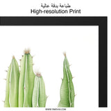 Cactus Wall Art, Green Cactus Print, Botanical Wall Decor, Desert Plant Art, Modern Home Decor, Southwestern Art - Tawshia