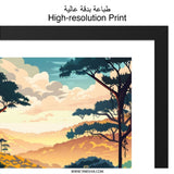 Congo Rainforest Wall Art, Tropical Forest Print, African Landscape, Jungle Scenery, Nature Home Decor - Tawshia