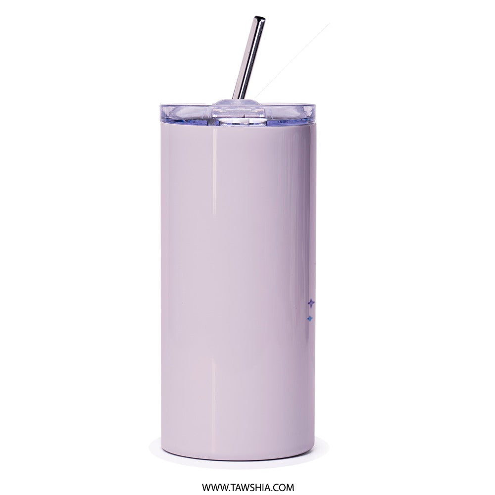 Star Heart Tumbler, Pastel Goth Tumbler, Kawaii Tumbler, Cute Drinkware, Unique Gift Idea, Starry Heart Design Tumbler - Tawshia
