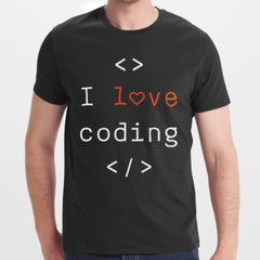 I Love Coding Design Shirt Programming Enthusiast product type