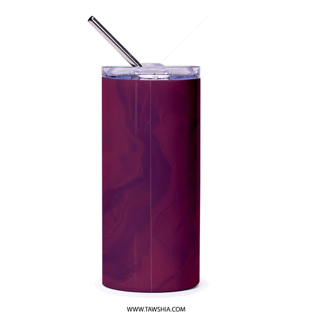 Sleek Maroon Insulated Tumbler for Hot Cold Drink product
