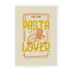 Pasta Lover Photographic Print, Food Art, Kitchen Decor, Funny Print, Spaghetti Art, Wall Art, Foodie Gift, Pasta Poster, Pasta Art - Tawshia