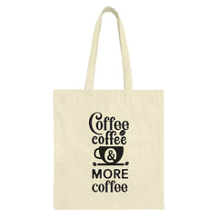 Coffee Lover Tote Bag, Coffee Addict Gift, Coffee Cup Art Tote, Everyday Tote, Shopping Bag, Reusable Grocery Bag - Tawshia